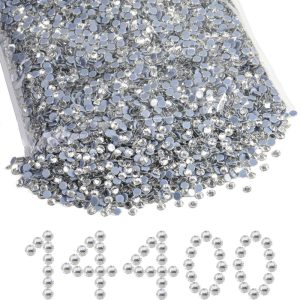 Hotfix Rhinestones Bulk, Hot Fix Rhinestones for Crafts Clothes DIY Decoration, Crystal