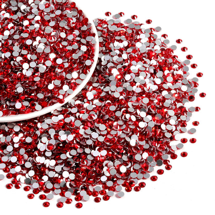 Flatback Rhinestones Bulk, Rhinestones for Nails Crafts Clothes DIY Decoration, Light Siam - Image 3