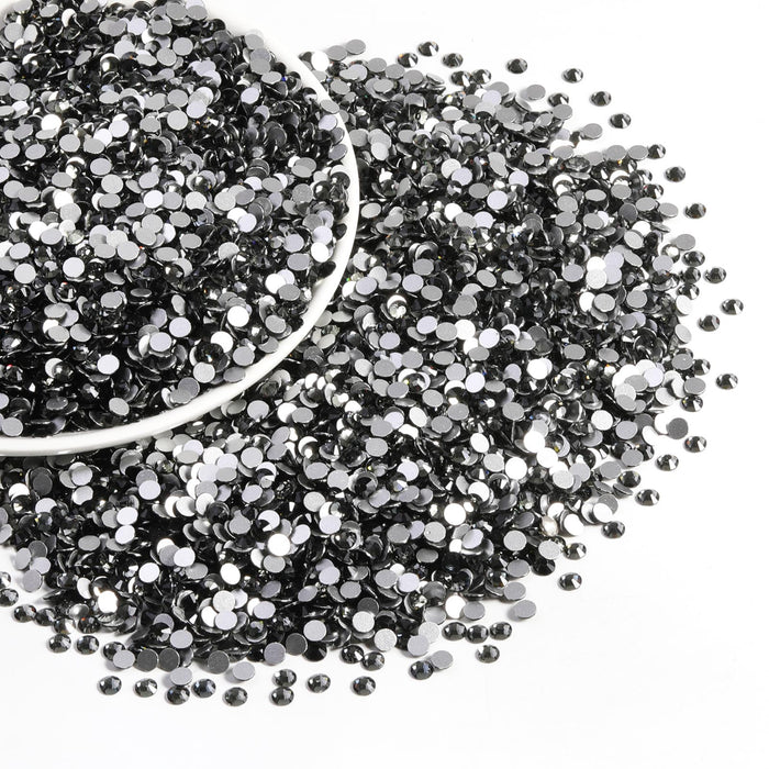 Flatback Rhinestones Bulk, Rhinestones for Nails Crafts Clothes DIY Decoration, Black Diamond - Image 3