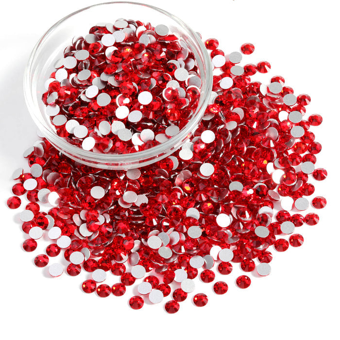 Flatback Rhinestones Bulk, Rhinestones for Nails Crafts Clothes DIY Decoration, Light Siam - Image 4