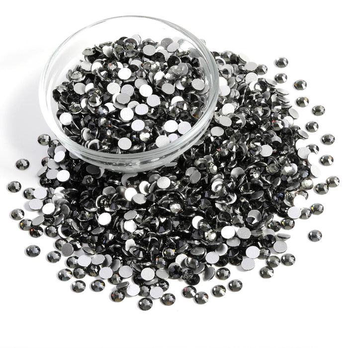 Flatback Rhinestones Bulk, Rhinestones for Nails Crafts Clothes DIY Decoration, Black Diamond - Image 4