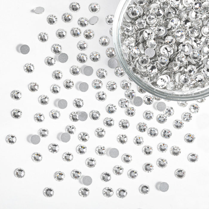 Flatback Rhinestones Bulk, Rhinestones for Nails Crafts Clothes DIY Decoration, Crystal - Image 5