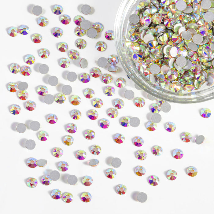 Flatback Rhinestones Bulk, Rhinestones for Nails Crafts Clothes DIY Decoration, Crystal AB - Image 5