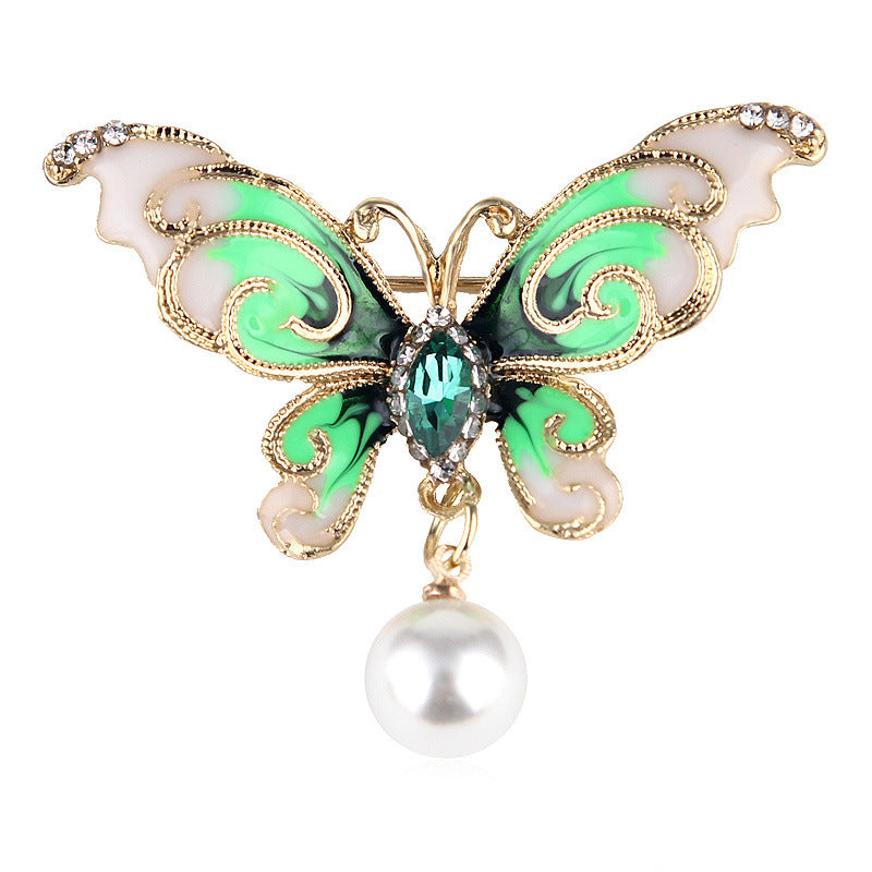 Korean Style Fashionable Cartoon Simple Enamel Alloy Cloud & Butterfly Brooch Pin for Women's Clothing Accessories - Image 8