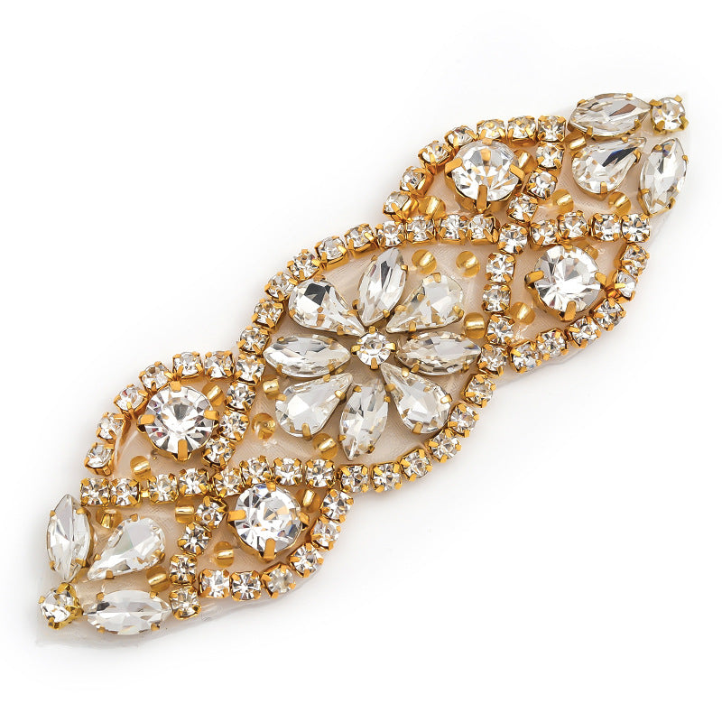 Crystal Rhinestone Appliques for Clothing & Footwear, Hot Fix Adhesive Crystal Patches, Water Diamond Embellishments for Bags, Hair Accessories & Jewelry Decoration - Image 5
