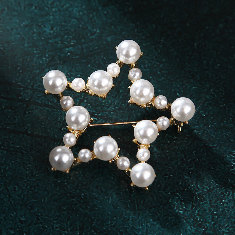 Korea style full pearl swan rhinestone flower brooch pin -women's fashion accessories - Image 33
