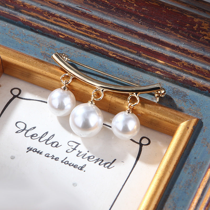 Korea style full pearl swan rhinestone flower brooch pin -women's fashion accessories - Image 31