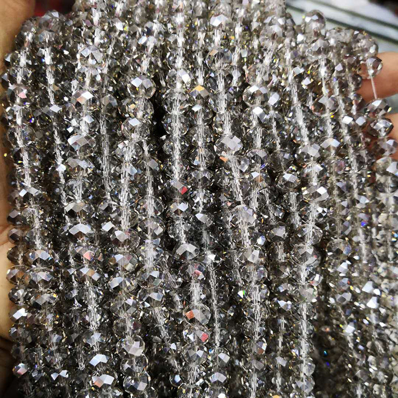 Glass Facetted Beads Lampwork Loose Round Glass Crystal Glass Rondelle Loose Beads - Image 14