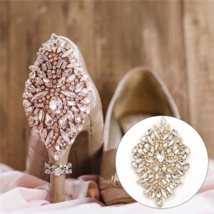 Self-Adhesive Rhinestone Appliques, 849 Glass Crystal & Pearl Designs for Dancewear, Bridal Belts, Dress Decoration (1-Pack)