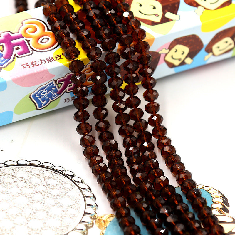 Glass Facetted Beads Lampwork Loose Round Glass Crystal Glass Rondelle Loose Beads - Image 16