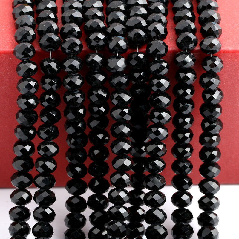 Glass Facetted Beads Lampwork Loose Round Glass Crystal Glass Rondelle Loose Beads - Image 21