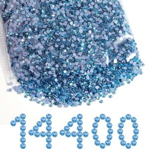 Hotfix Rhinestones Bulk, Hot Fix Rhinestones for Crafts Clothes DIY Decoration, Aquamarine