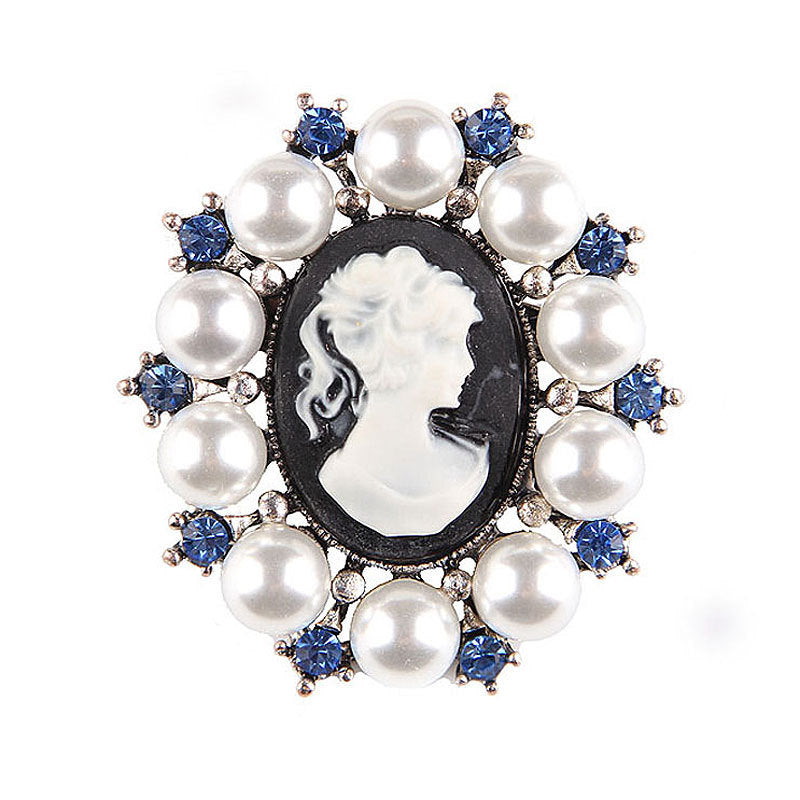 Korea style full pearl swan rhinestone flower brooch pin -women's fashion accessories - Image 57