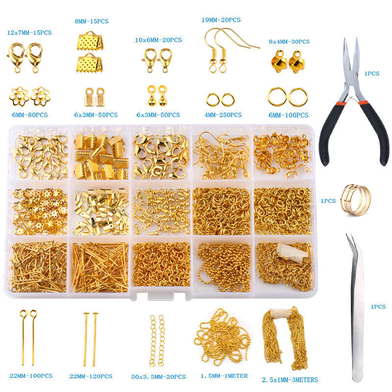Best-Selling Jewelry Making Kit Set - Metal Accessories & DIY Material Tool Pack - Image 3