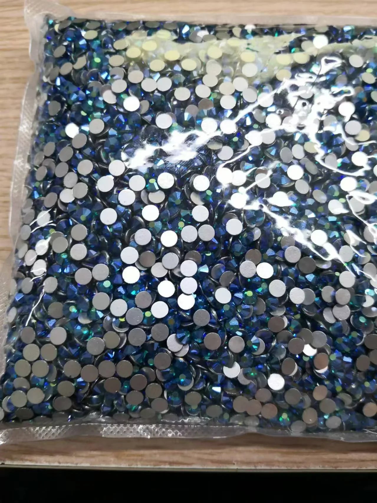 Flatback Rhinestones Bulk, Rhinestones for Nails Crafts Clothes DIY Decoration, IndicoliteAB
