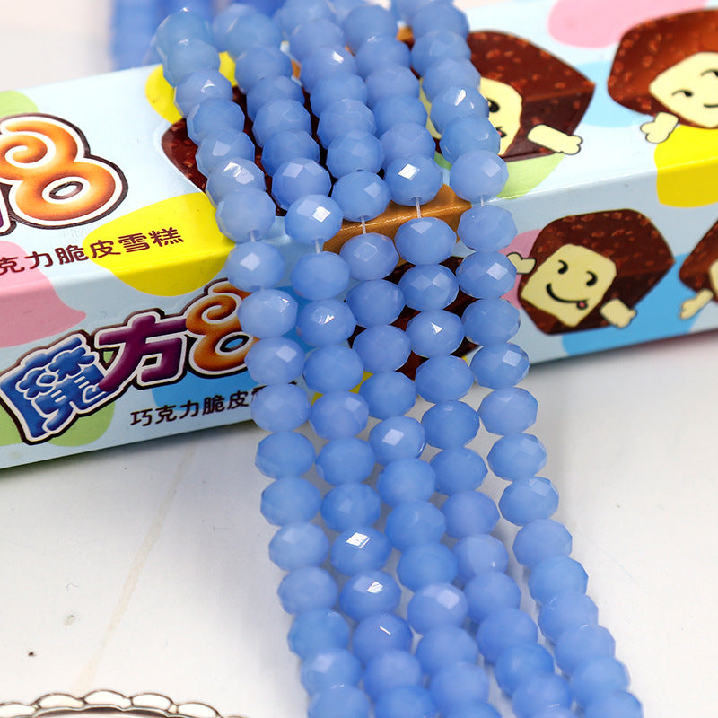 Faceted Lampwork Glass Rondelle Beads - Loose Round Crystal Glass Beads for Jewelry Making - Image 19