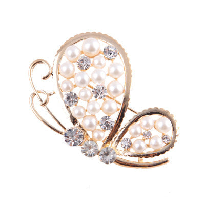 Korea style full pearl swan rhinestone flower brooch pin -women's fashion accessories - Image 21