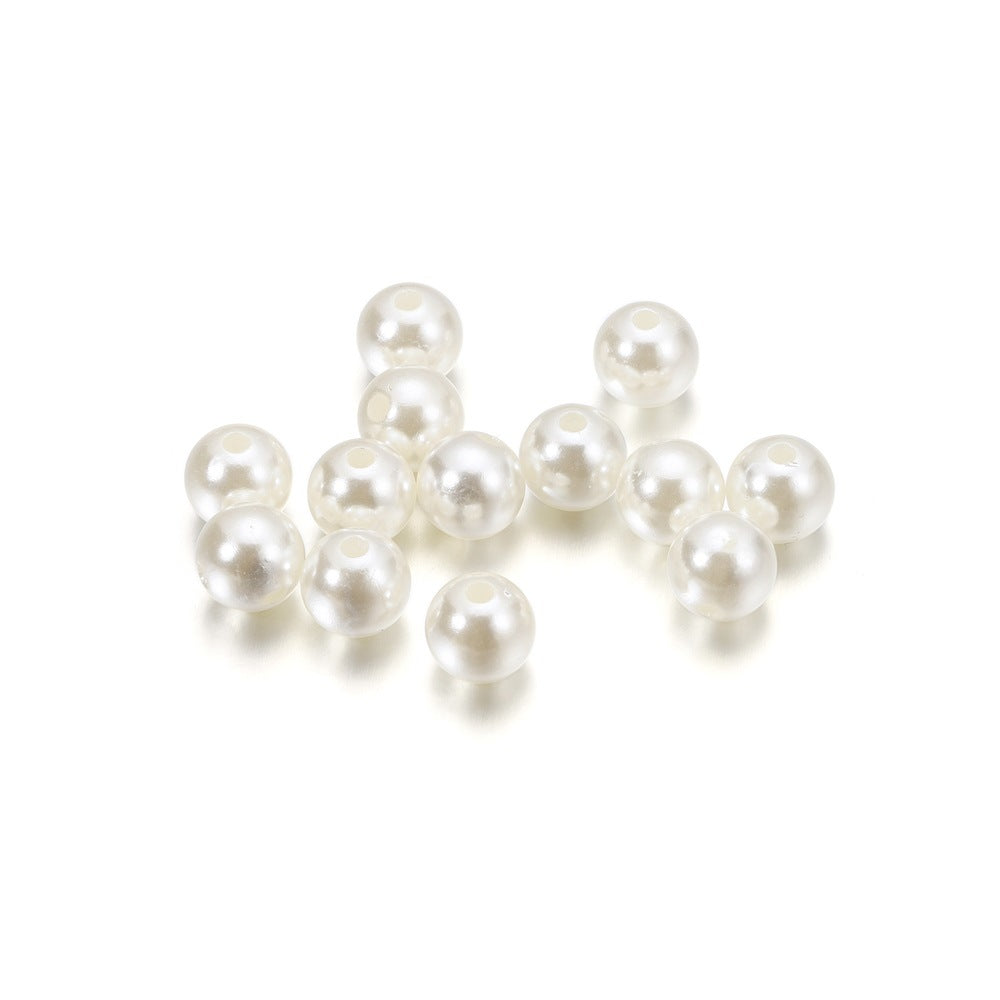 Round Pearl Beads with Hole - 5 Sizes Loose Pearls for Jewelry Making & DIY Crafts - Image 15