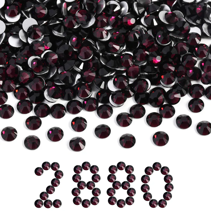 Flatback Rhinestones Bulk, Rhinestones for Nails Crafts Clothes DIY Decoration,Amethyst - Image 4