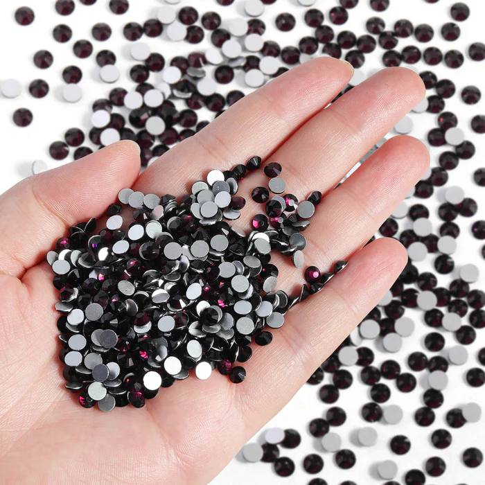 Flatback Rhinestones Bulk, Rhinestones for Nails Crafts Clothes DIY Decoration,Amethyst - Image 5