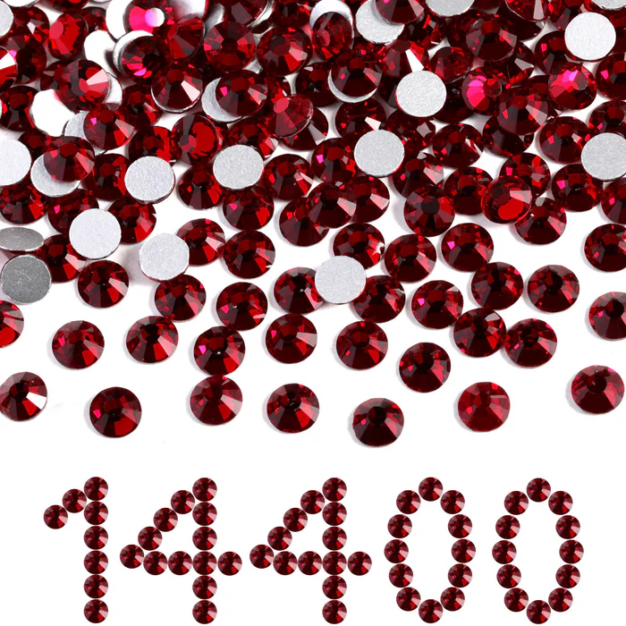 Flatback Rhinestones Bulk, Rhinestones for Nails Crafts Clothes DIY Decoration, Dark Siam - Image 6