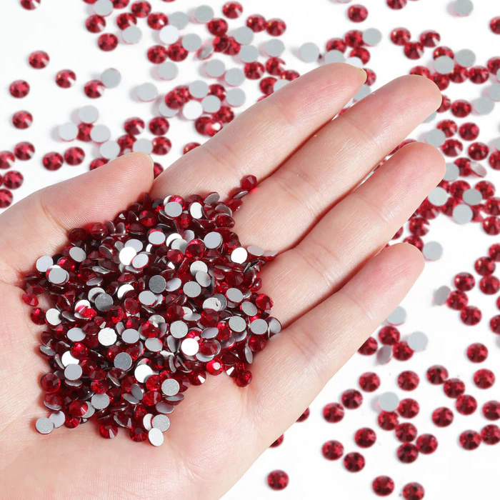 Flatback Rhinestones Bulk, Rhinestones for Nails Crafts Clothes DIY Decoration, Siam - Image 7