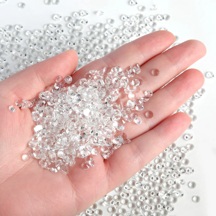 Flatback Rhinestones Bulk, Rhinestones for Nails Crafts Clothes DIY Decoration, Transparent - Image 4