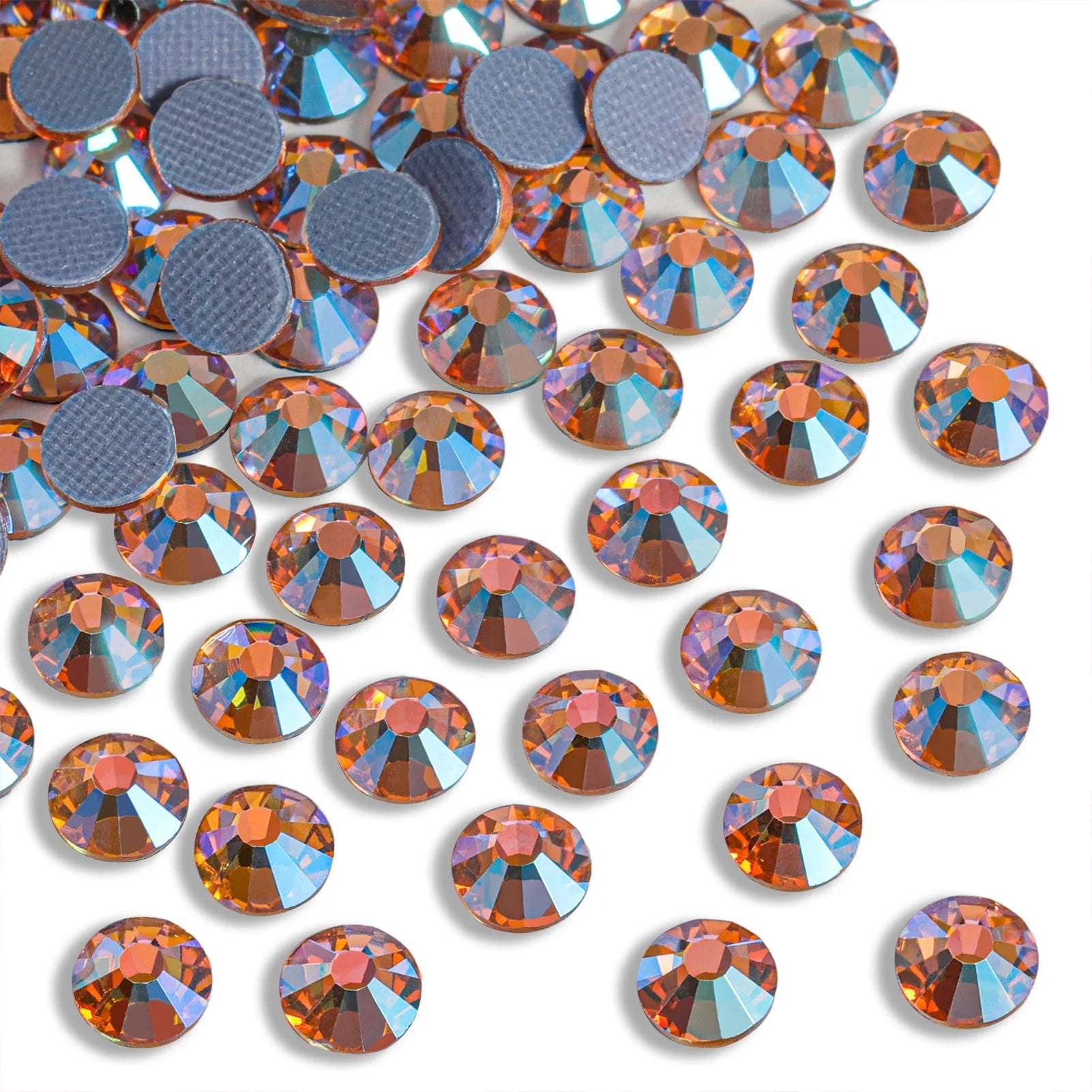 Hotfix Rhinestones, Crystal Rhinestones for Crafts Clothes DIY Decoration- Champagne AB - Image 2