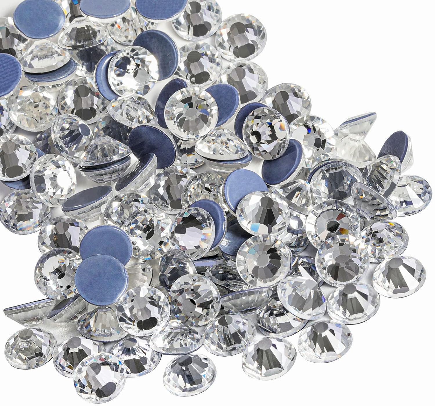 Hotfix Rhinestones, Crystal Rhinestones for Crafts Clothes DIY Decoration-Crystal