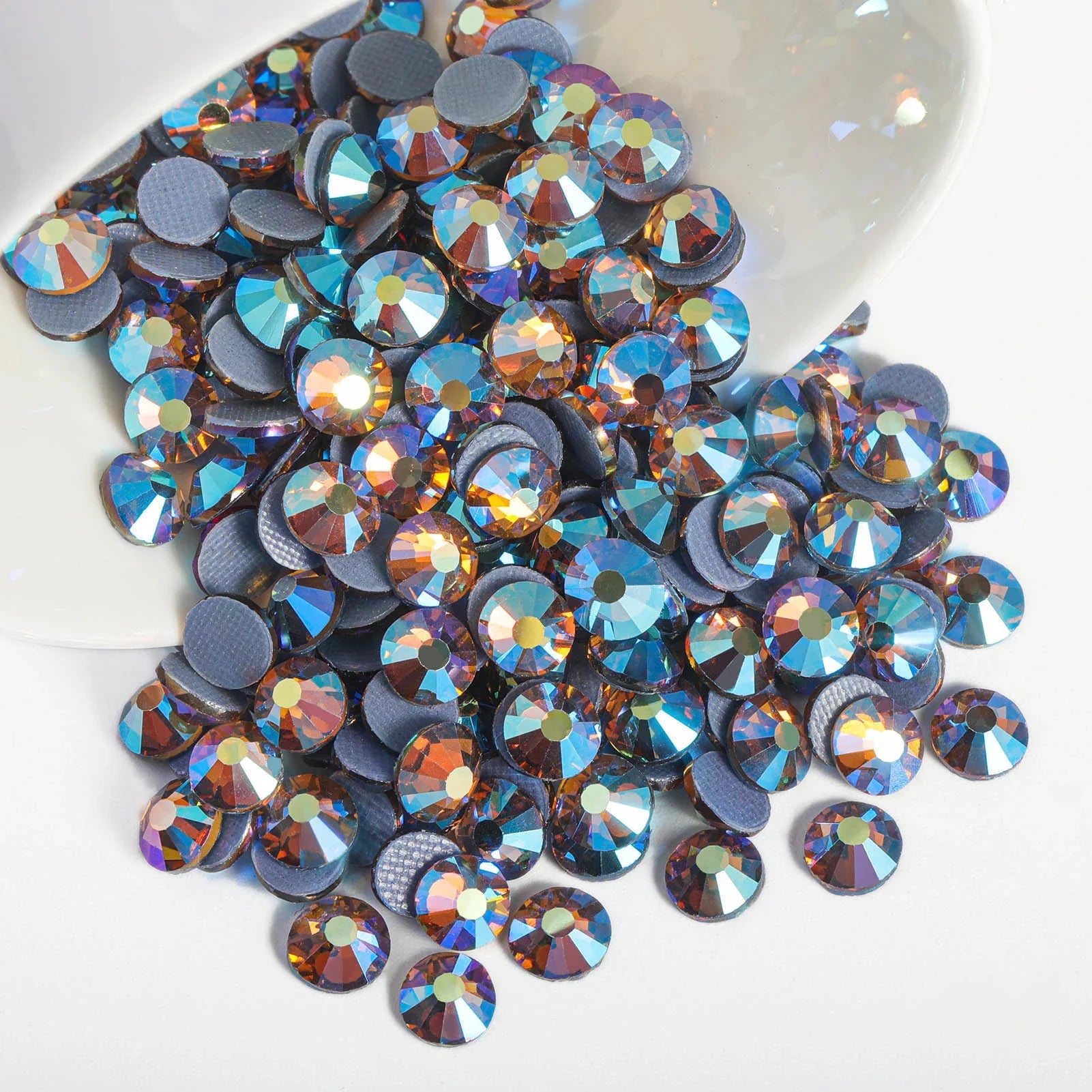 Hotfix Rhinestones, Crystal Rhinestones for Crafts Clothes DIY Decoration- Lt.colorado topaz AB - Image 2