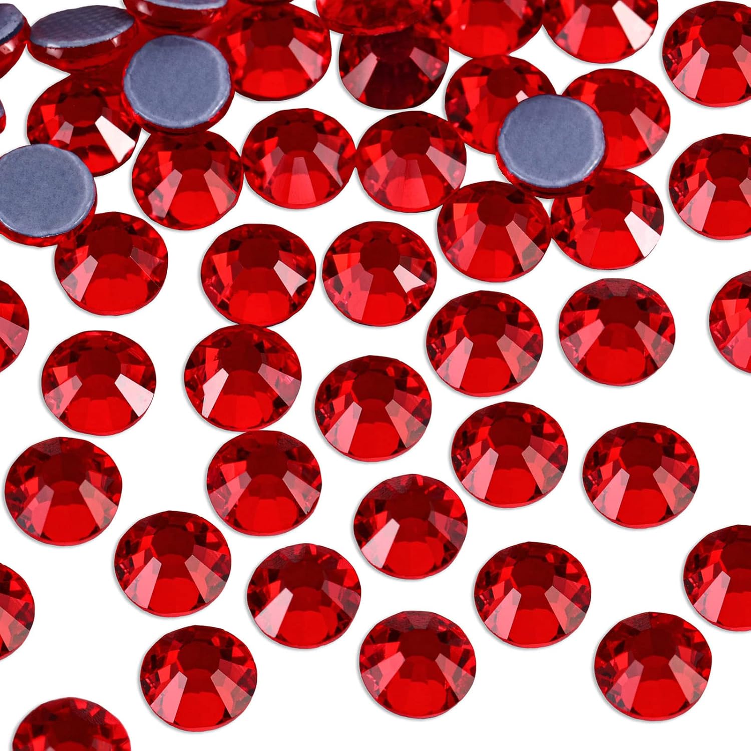 Hotfix Rhinestones, Crystal Rhinestones for Crafts Clothes DIY Decoration-Light Siam - Image 2