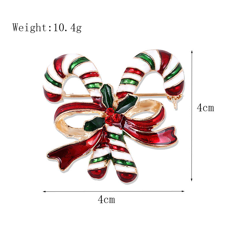 Women's Christmas Brooches Set - New Fashion Santa Tree Reindeer Wreath Snowflake Bell Pins - Image 36