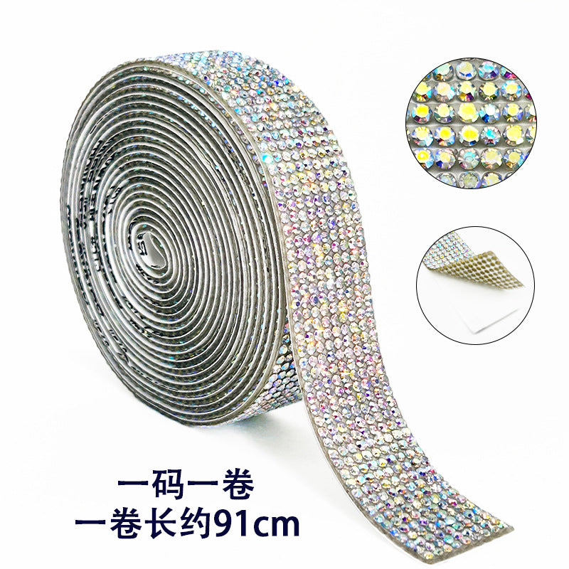 Self Adhesive Rhinestone Strips, Diy Rhinestone Strips, Self-adhesive Rhinestone Stickers, Clothing, Shoes, Hot Stamping, Rhinestone Stickers - Image 22
