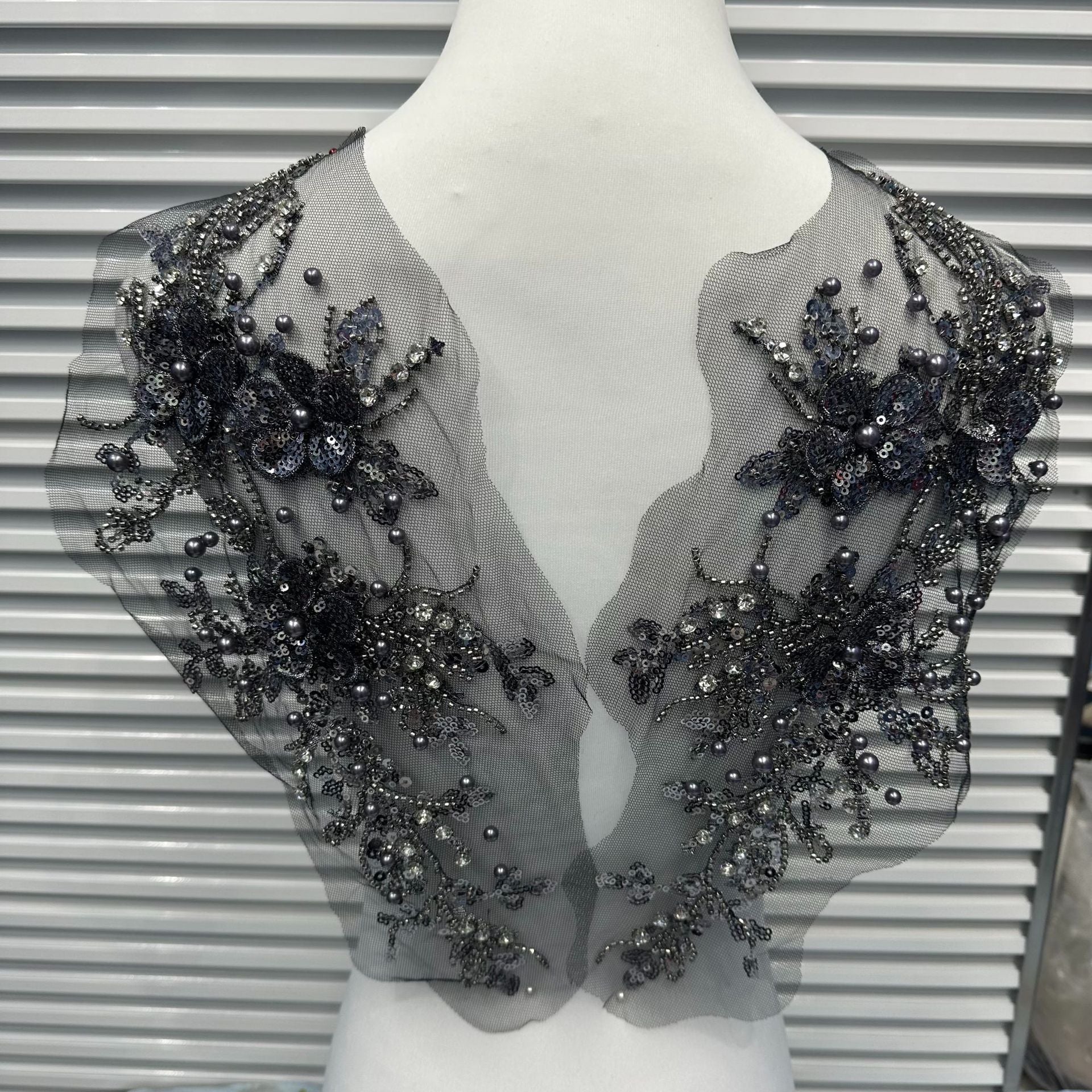 New Arrival Multi-Color Lace Embroidered Sequin Trim - DIY Bridal/Evening/Dance Costume Applique Lace Border - Image 15