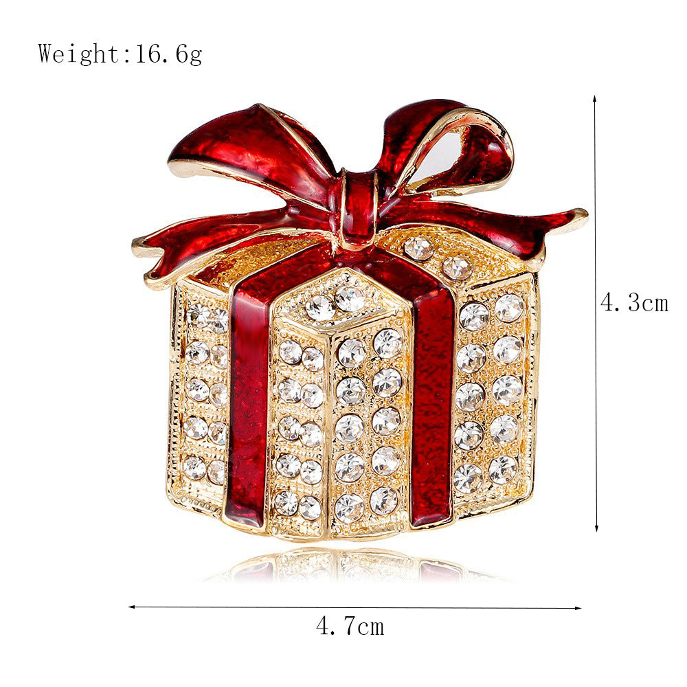 Women's Christmas Brooches Set - New Fashion Santa Tree Reindeer Wreath Snowflake Bell Pins - Image 39