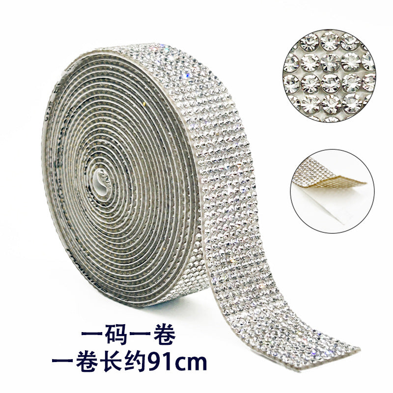 Self Adhesive Rhinestone Strips, Diy Rhinestone Strips, Self-adhesive Rhinestone Stickers, Clothing, Shoes, Hot Stamping, Rhinestone Stickers - Image 6