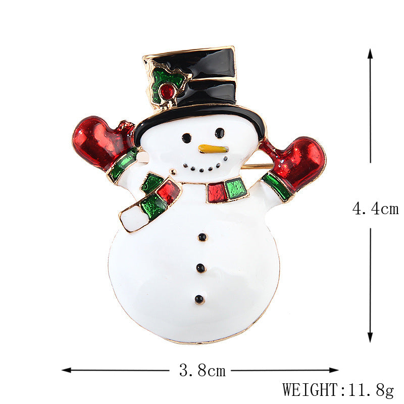 Women's Christmas Brooches Set - New Fashion Santa Tree Reindeer Wreath Snowflake Bell Pins - Image 56