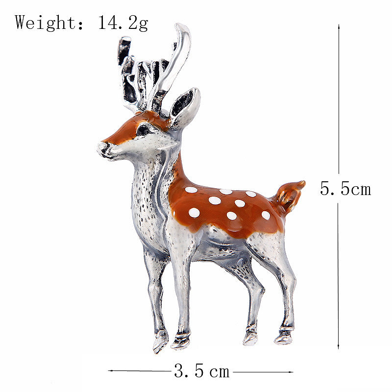 Women's Christmas Brooches Set - New Fashion Santa Tree Reindeer Wreath Snowflake Bell Pins - Image 29