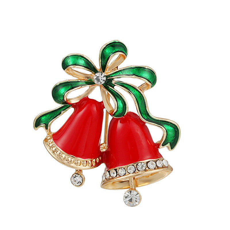 Women's Christmas Brooches Set - New Fashion Santa Tree Reindeer Wreath Snowflake Bell Pins - Image 73