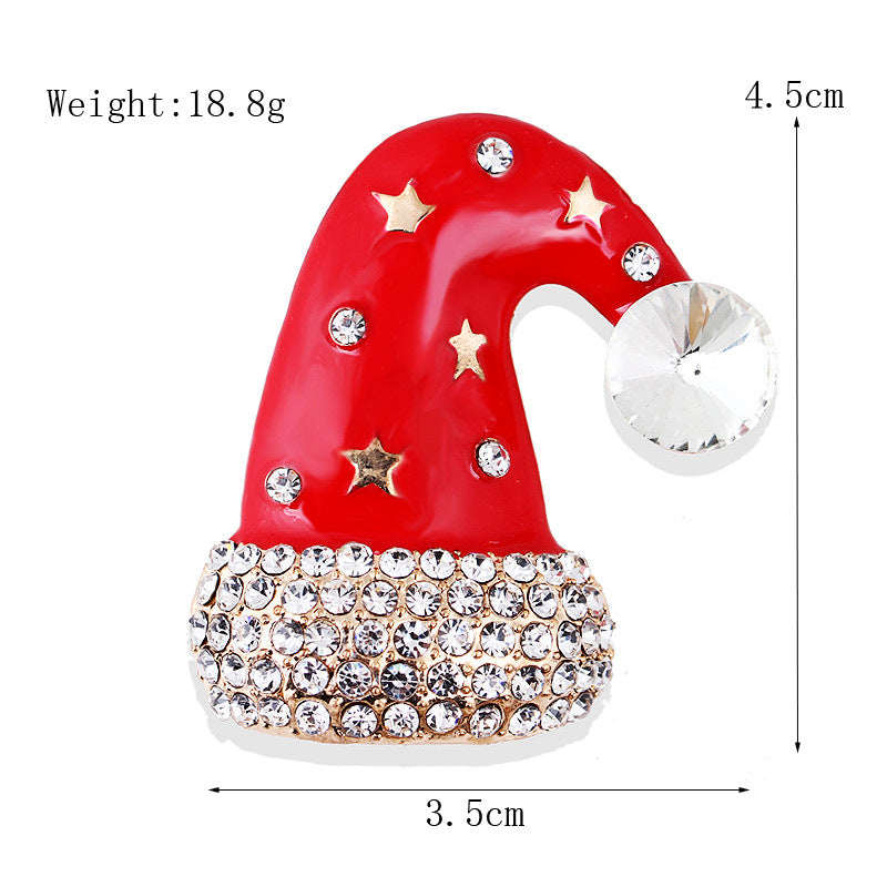 Women's Christmas Brooches Set - New Fashion Santa Tree Reindeer Wreath Snowflake Bell Pins - Image 41