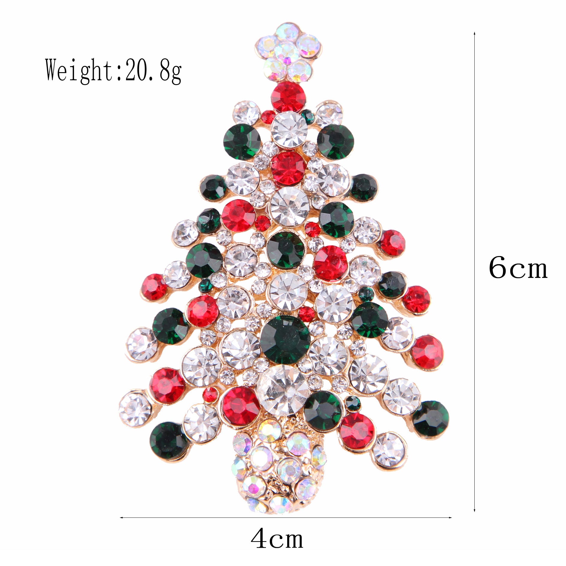 Women's Christmas Brooches Set - New Fashion Santa Tree Reindeer Wreath Snowflake Bell Pins - Image 14