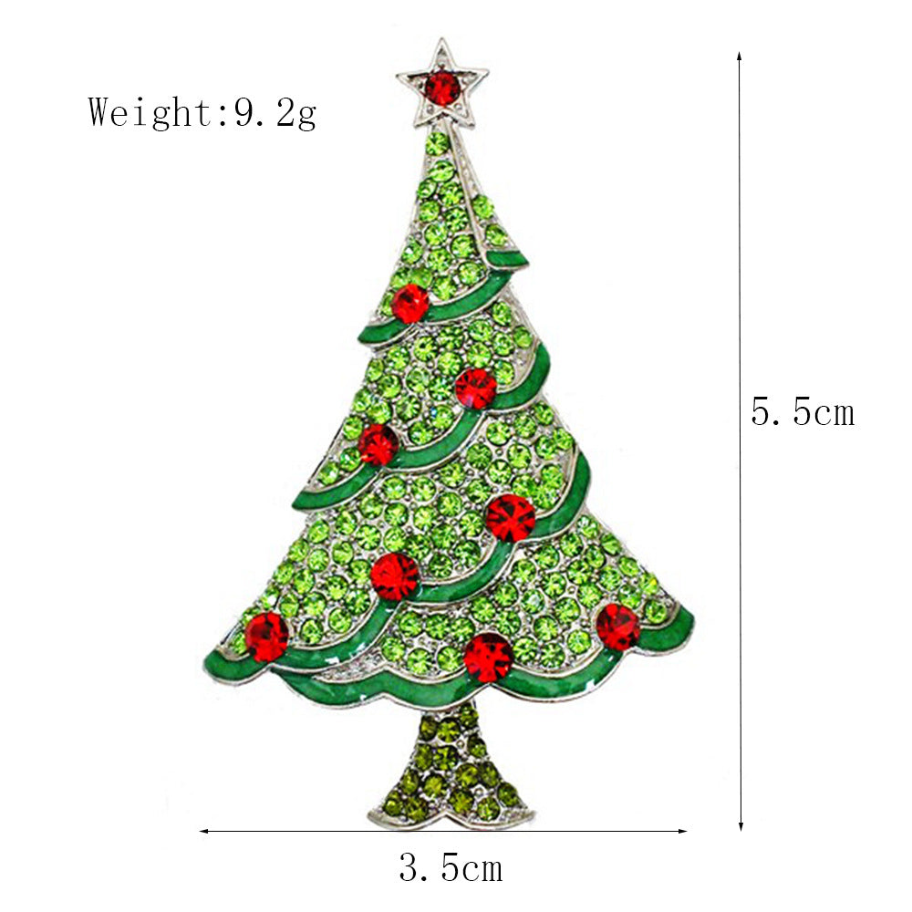 Women's Christmas Brooches Set - New Fashion Santa Tree Reindeer Wreath Snowflake Bell Pins - Image 63