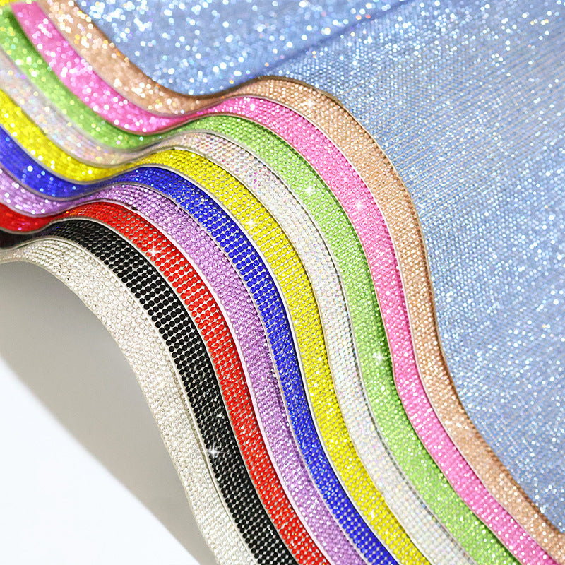 Rhinestone stickers for bags, shoes, accessories, glass, clothing, rhinestone stickers, DIY rhinestone strips - Image 2