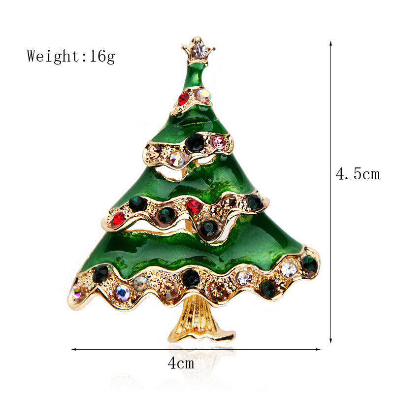 Women's Christmas Brooches Set - New Fashion Santa Tree Reindeer Wreath Snowflake Bell Pins - Image 51