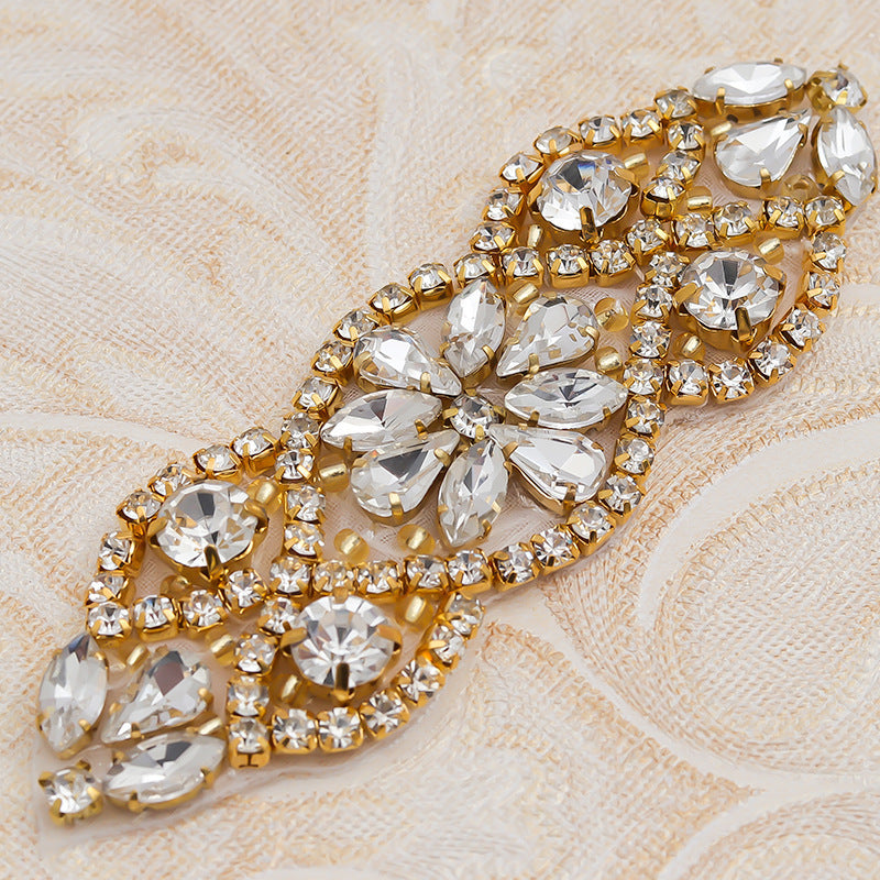 Crystal Rhinestone Appliques for Clothing & Footwear, Hot Fix Adhesive Crystal Patches, Water Diamond Embellishments for Bags, Hair Accessories & Jewelry Decoration - Image 4