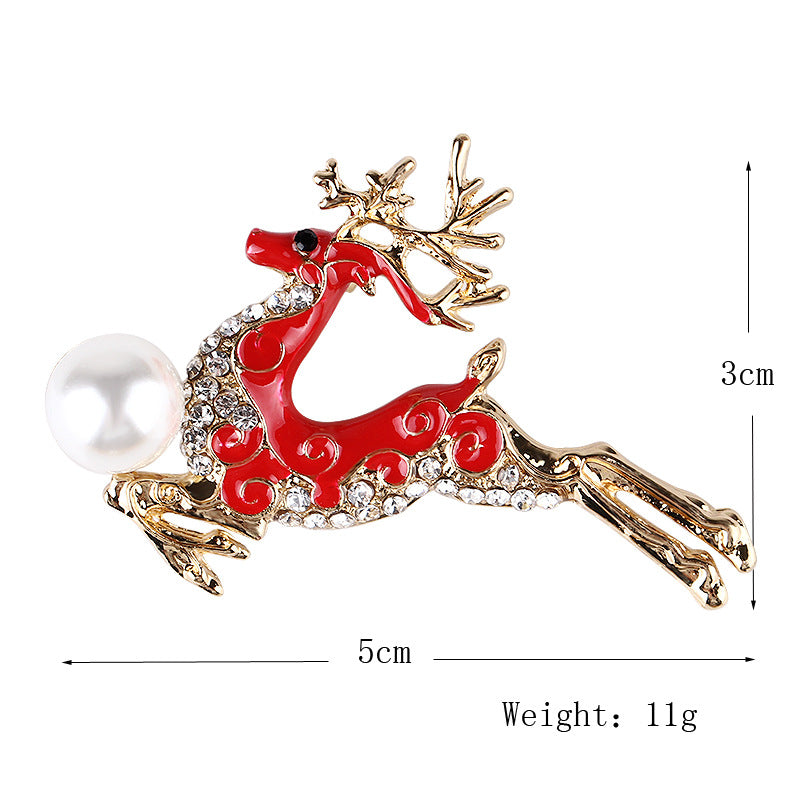 Women's Christmas Brooches Set - New Fashion Santa Tree Reindeer Wreath Snowflake Bell Pins - Image 49