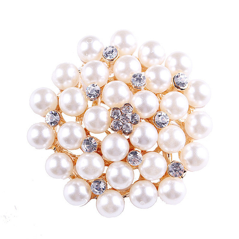 Korea style full pearl swan rhinestone flower brooch pin -women's fashion accessories - Image 61