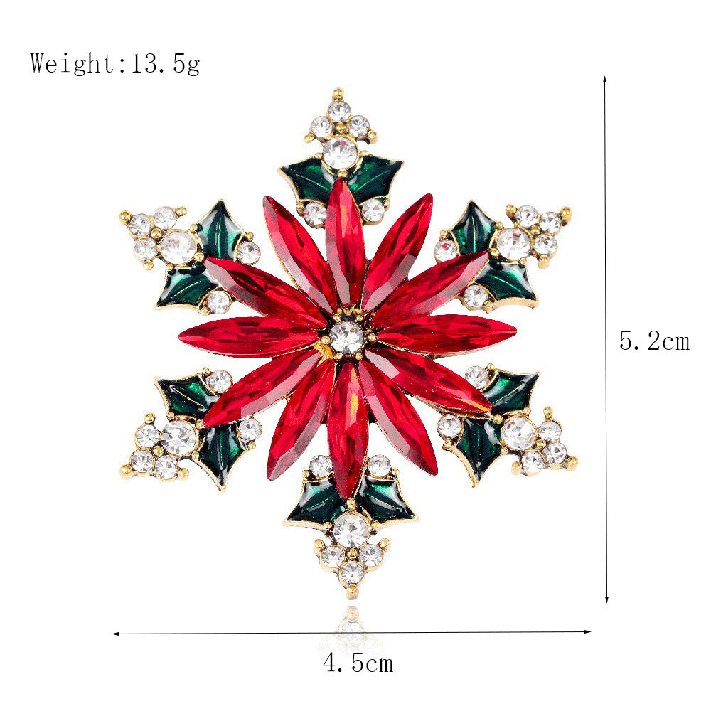 Women's Christmas Brooches Set - New Fashion Santa Tree Reindeer Wreath Snowflake Bell Pins - Image 68
