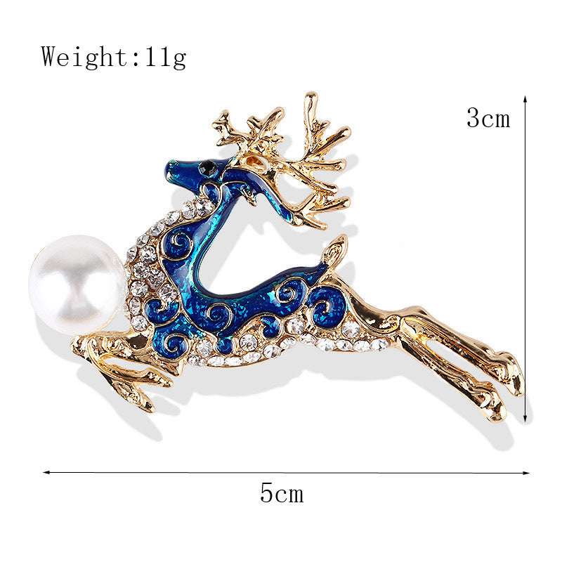 Women's Christmas Brooches Set - New Fashion Santa Tree Reindeer Wreath Snowflake Bell Pins - Image 50