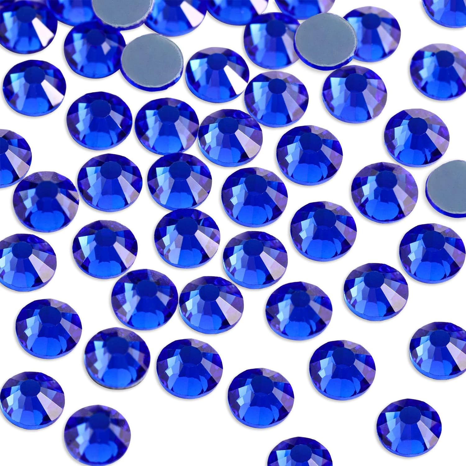 Hotfix Rhinestones, Crystal Rhinestones for Crafts Clothes DIY Decoration-Sapphire - Image 2